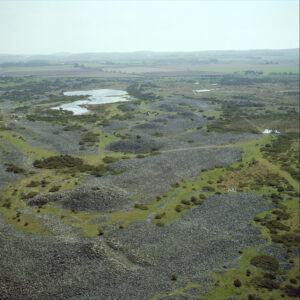 Flygfoto över Gröthögarna från 1965. Lars Bergström - Lars Bergström / Kulturmiljöbild, Riksantikvarieämbetet